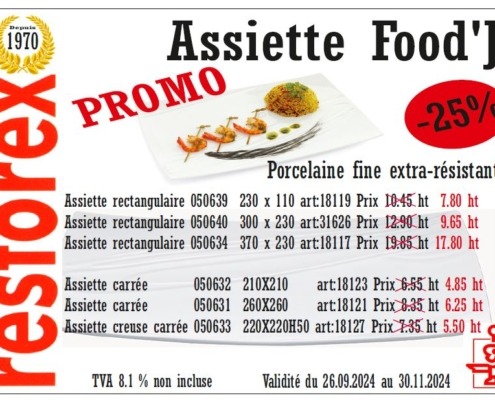 Assiettes Foodji Promo -25%