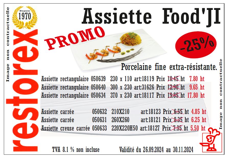 Assiettes Foodji Promo -25%