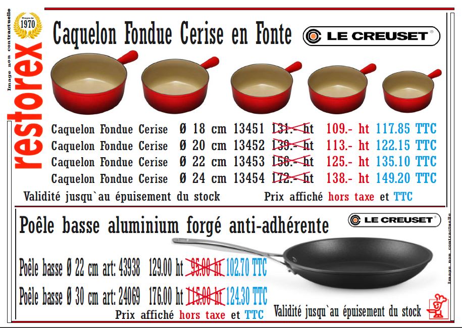 Prolongation promo Le Creuset 2025